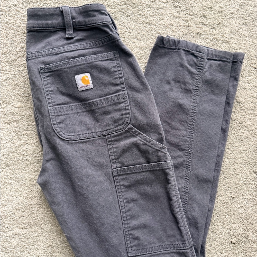 Women's Carhartt Work Pants. Short 0. Shadow.